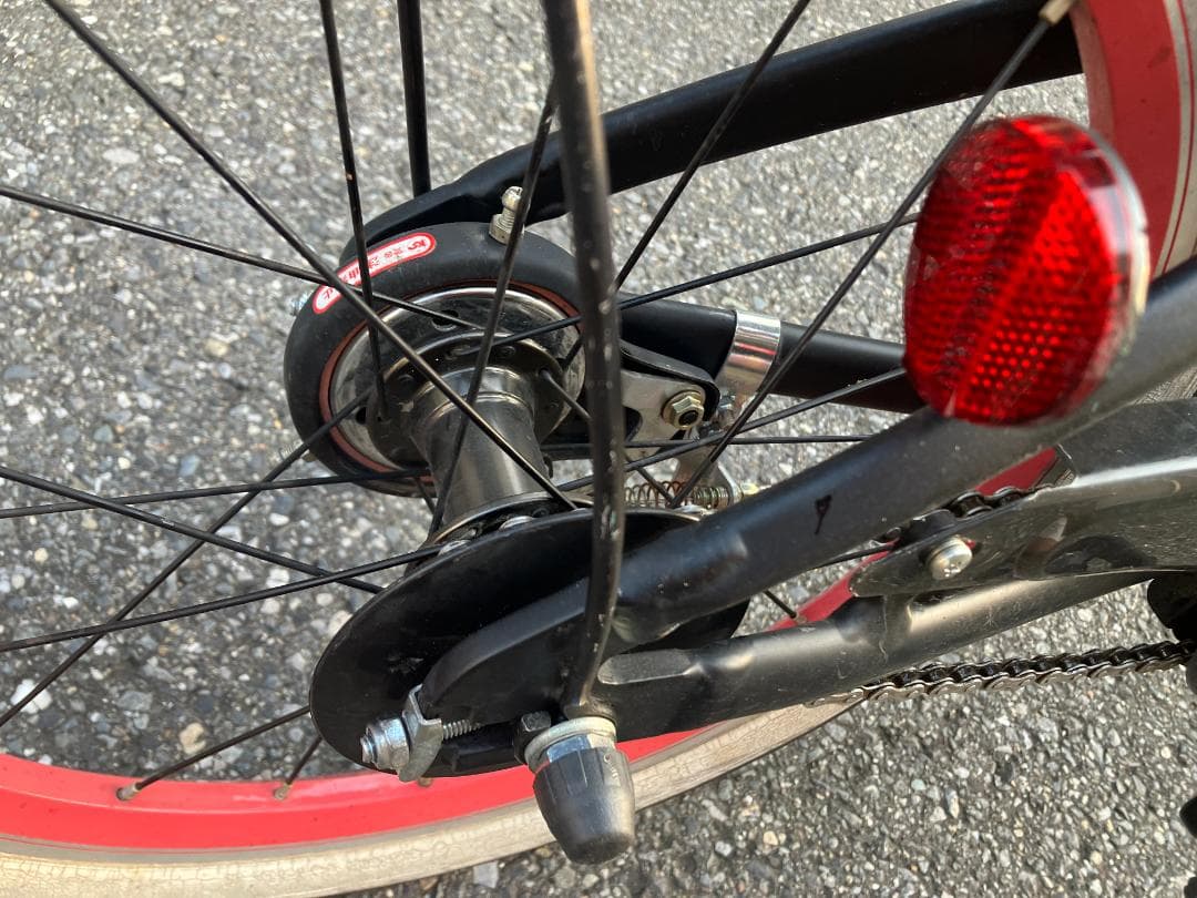 ブリヂストン レベナ ジュニア自転車 黒赤【埼玉引取限定】