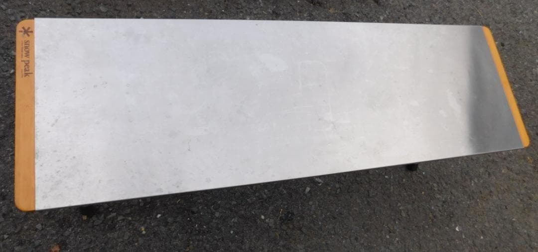 スノーピーク フォールディングシェルフメタルトップロング 竹 LV-068T