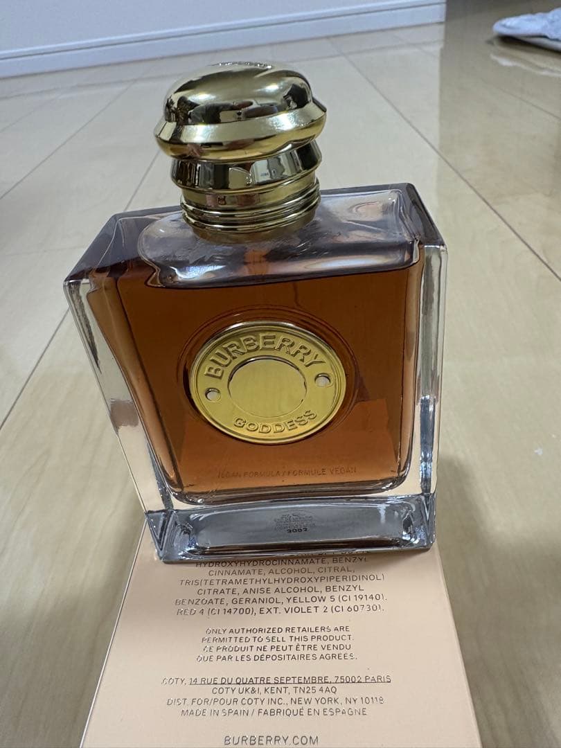 香水(女性用) BURBERRY GODDESS Eau de Parfum 100ml
