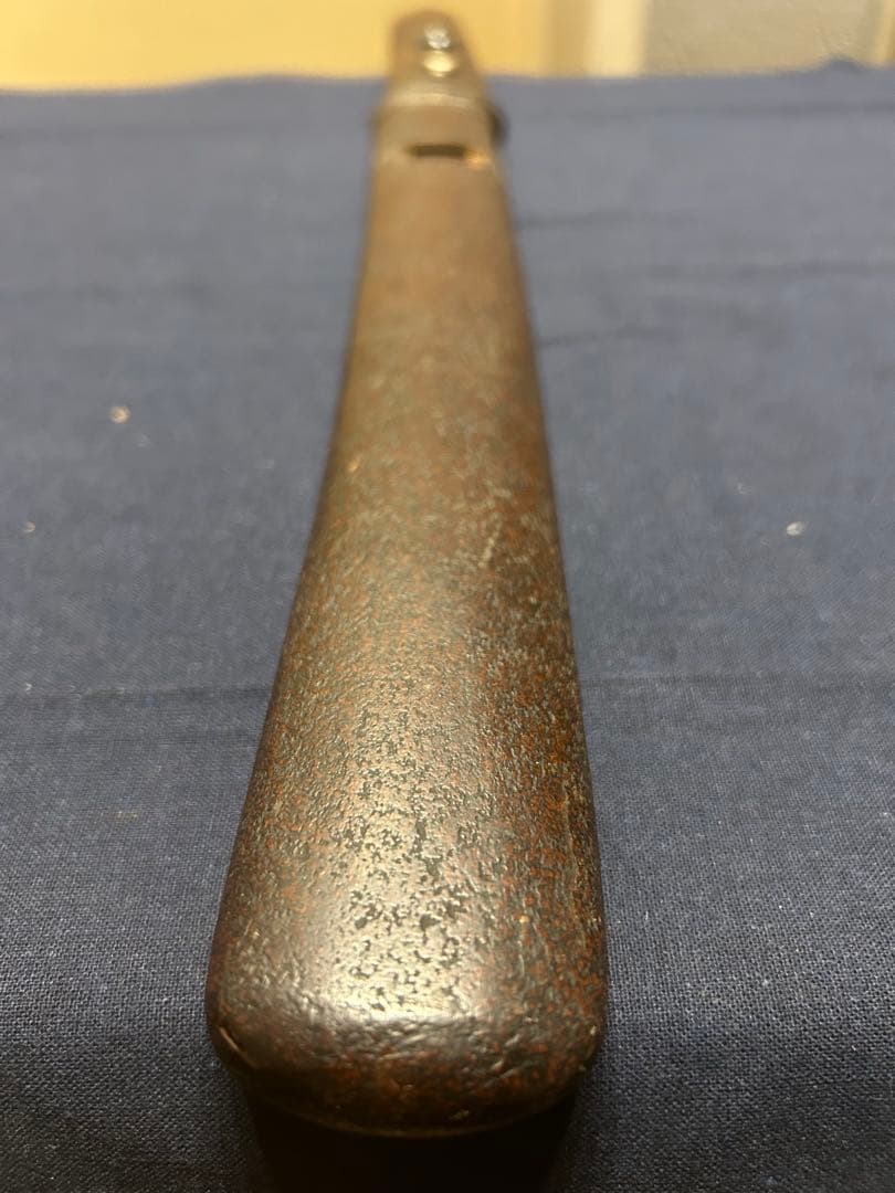 【希少品】装飾短刀 木製刃付き 切羽 目貫 目釘 斬鉄剣