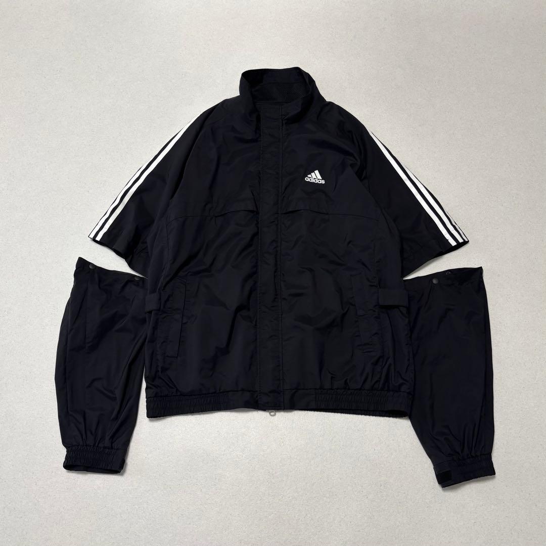 ジャケット・アウター adidas detachable set up black XXL 00s
