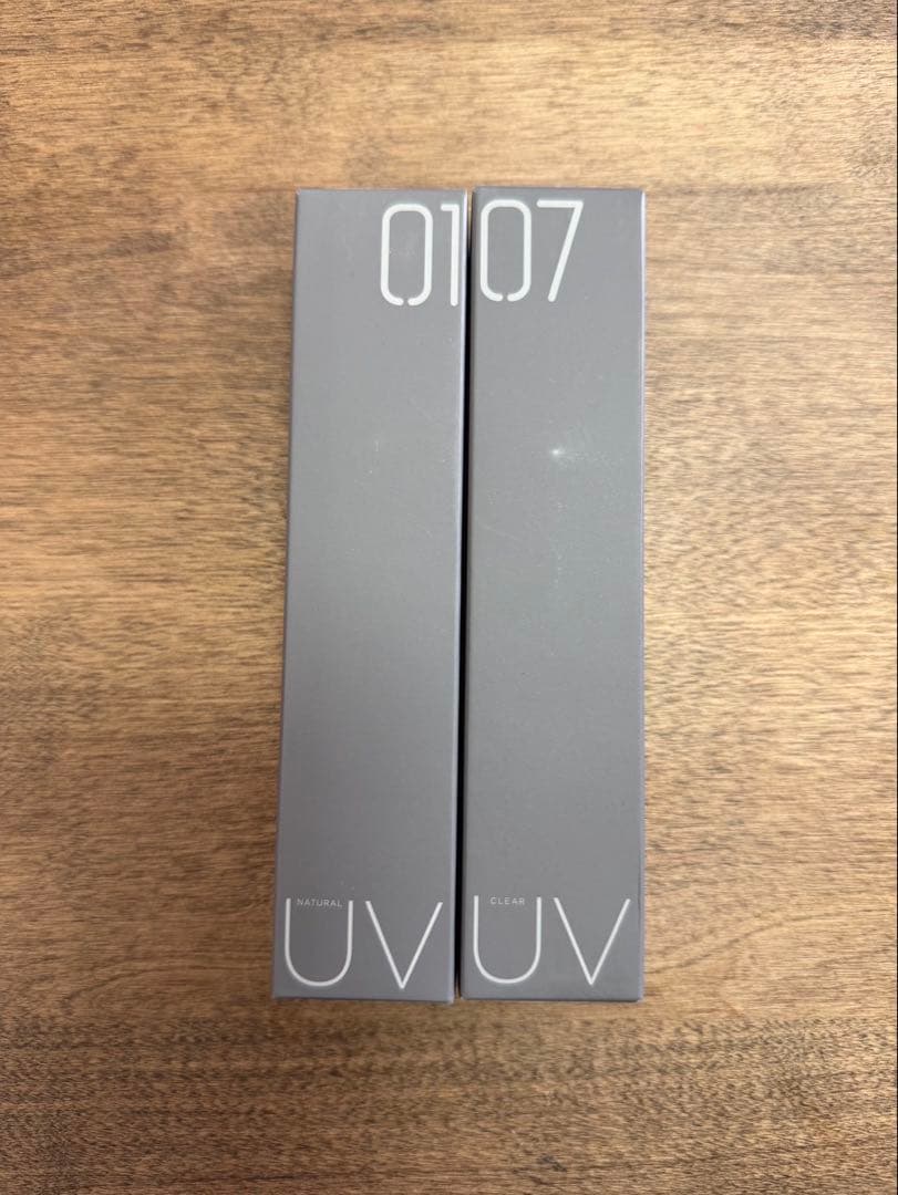 0107 エッセンスUV プロテクトクリーム　ナチュラル&クリア各1本　セット