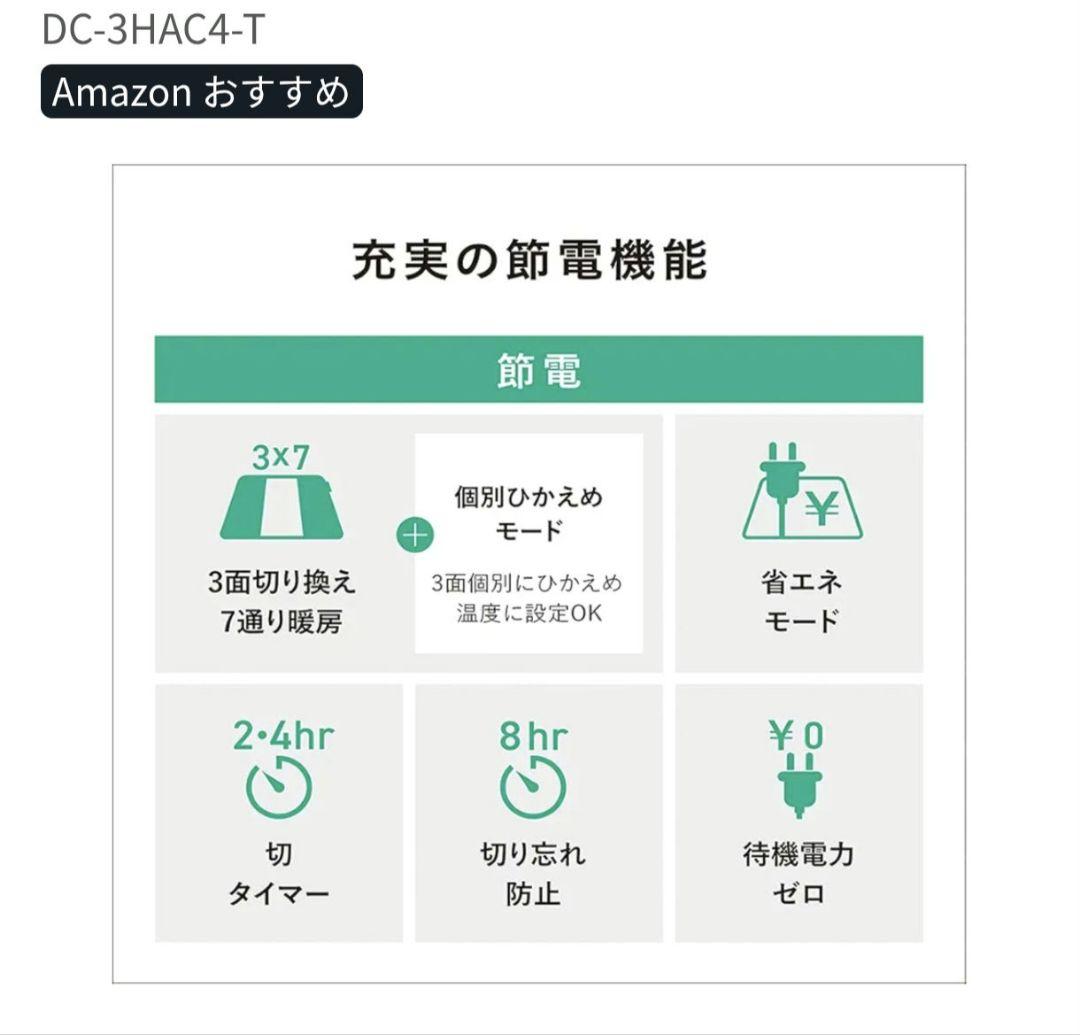 Panasonic DC-3HAC4-T ホットカーペット 3畳　新品未使用