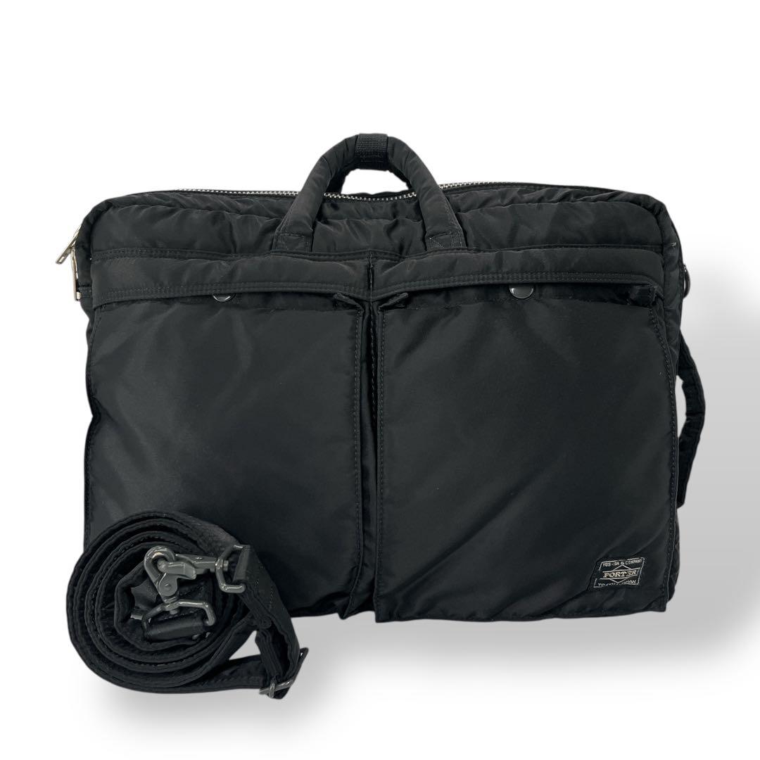 ポーター　タンカー　3way ビジネスバッグ　リュック　ショルダーバッグ　黒