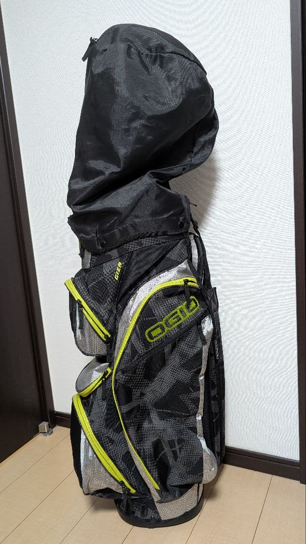 OGIO キャディバッグ・ゴルフバッグ ブラック グレー ライム