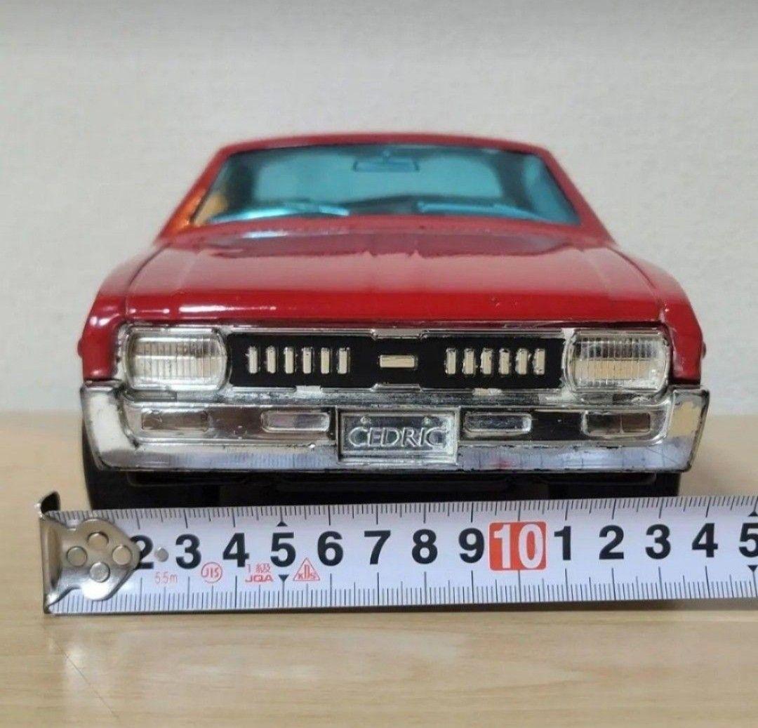 希少 TONKA ブリキ 日産セドリックGX 赤色