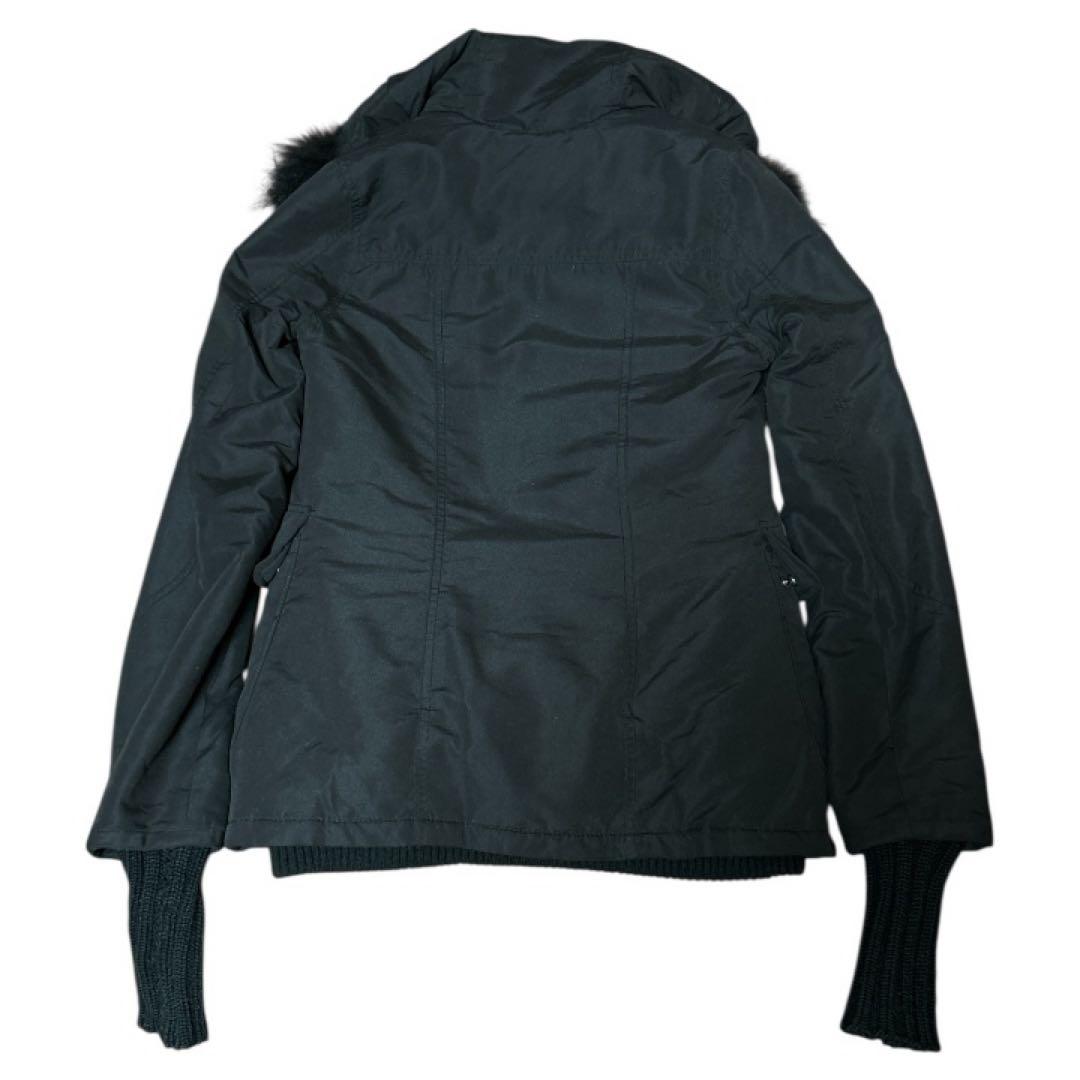 SLY N3B ダウン ラクーン 黒 ミリタリー Y2K