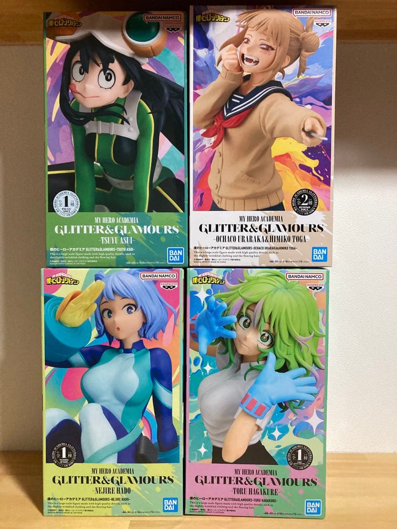 トガヒミコ　葉隠透　蛙吹梅雨　波動ねじれ　フィギュア　４個セット　未開封