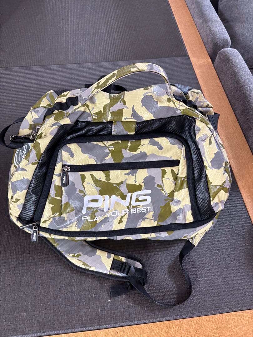 PING 迷彩柄 3wayバッグ 大容量