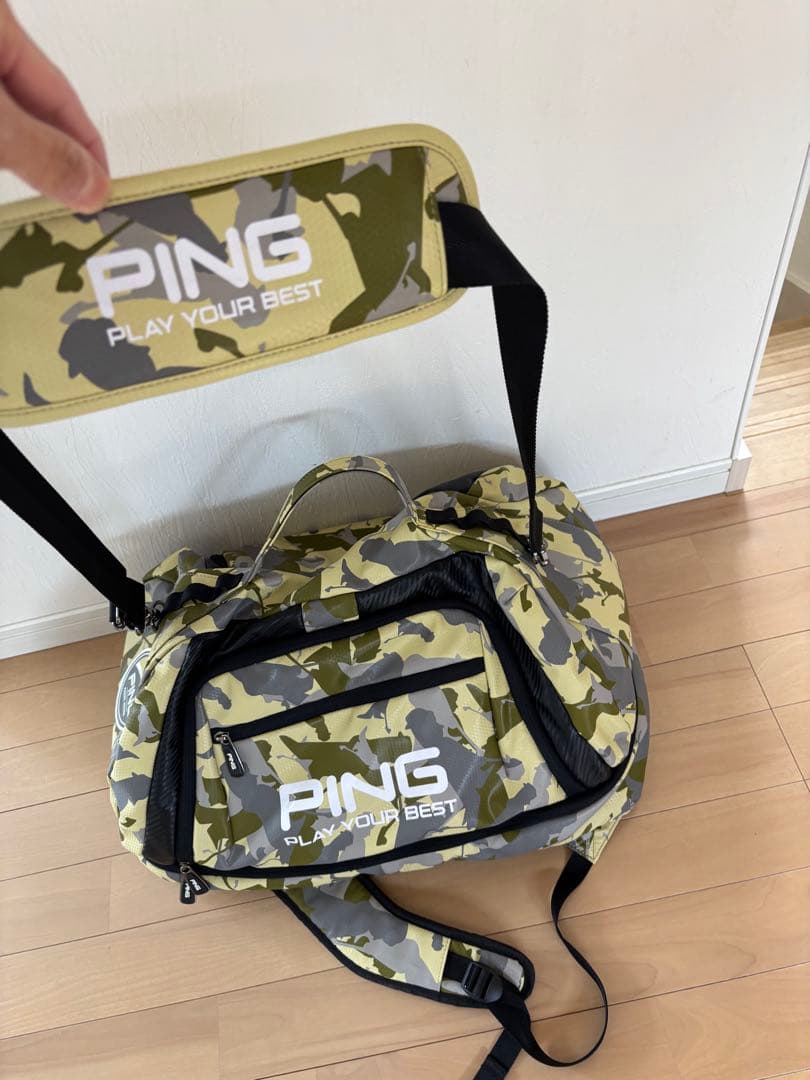PING 迷彩柄 3wayバッグ 大容量