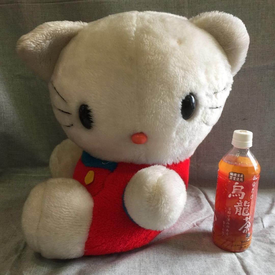 昭和レトロ　キティ？　ぬいぐるみ、アンティーク　キティちゃん　サンリオ