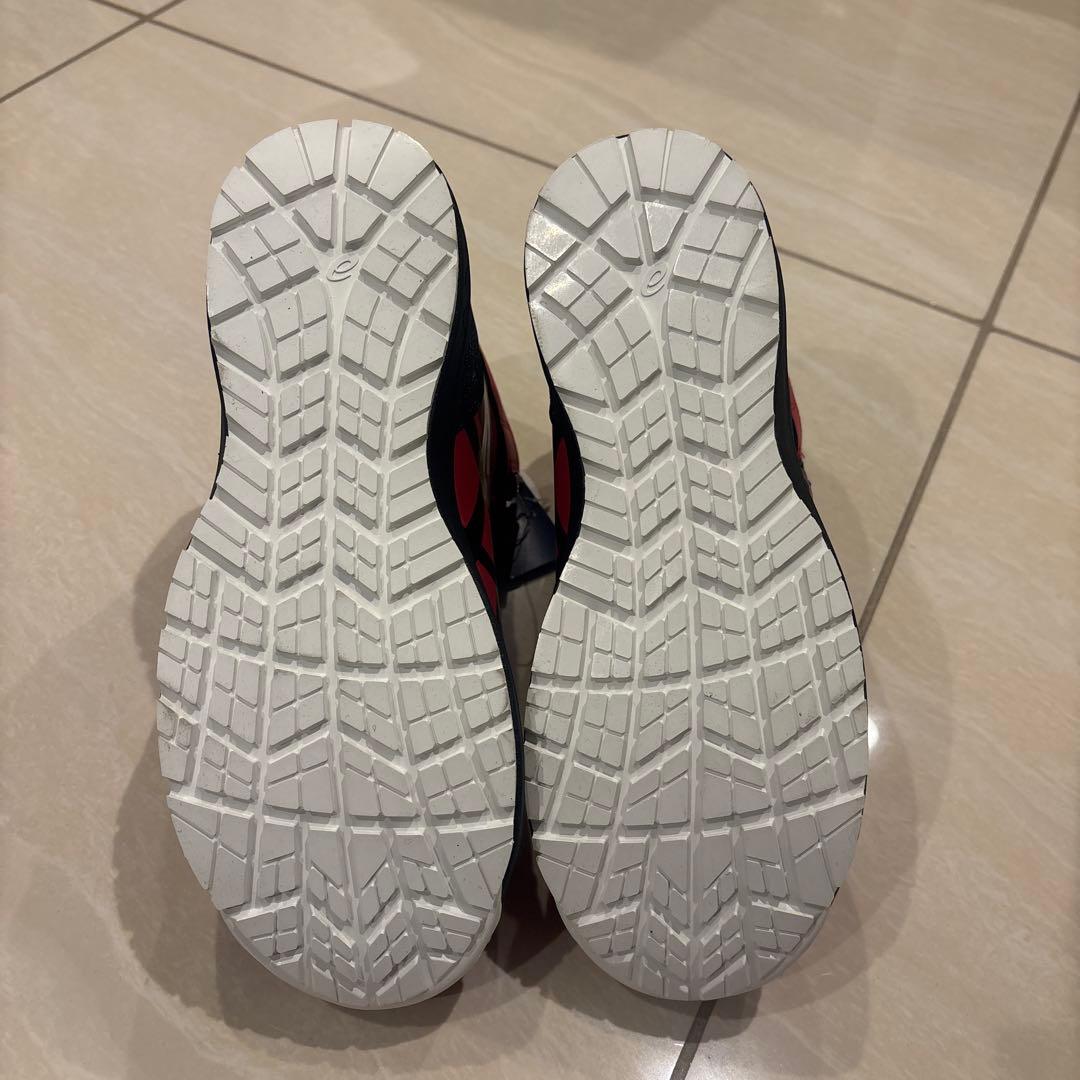 asics ボアシステム 安全靴 レッド