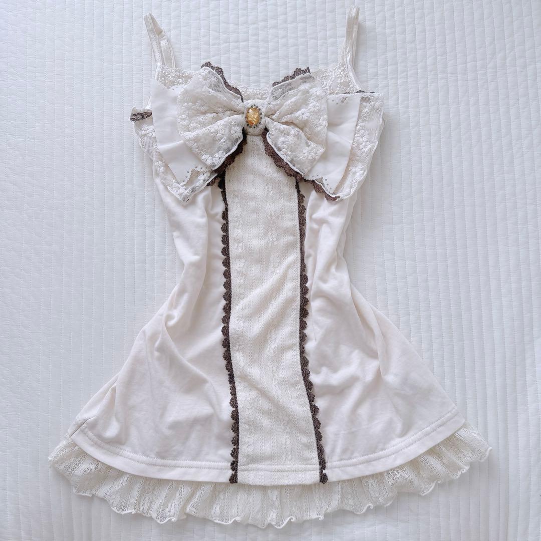 axes femme ビッグリボン キャミソール フェアリーコア ウィッシュコア