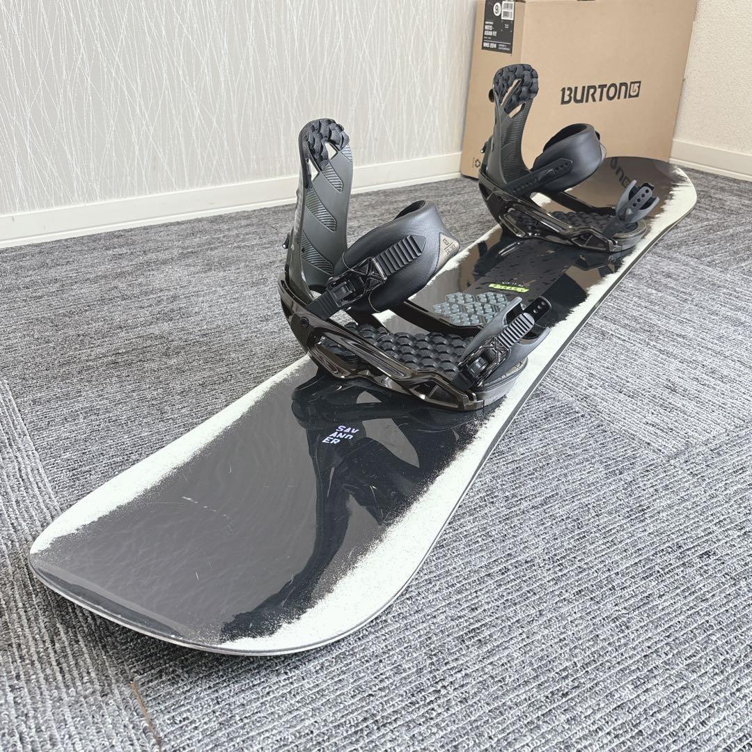 89美品❗️超豪華❗️SAVANDER×サロモン スノーボードセット★154cm