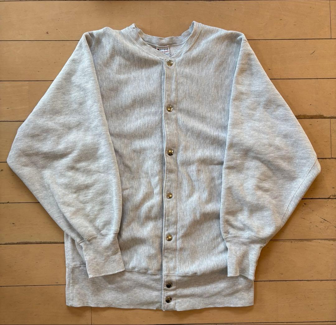 R*1様 90s championリバースウィーブ　スナップカーデガン