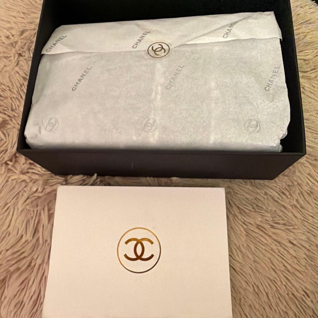 CHANEL ストライプショルダーバッグ　シャネル　ツイード　ノベルティ