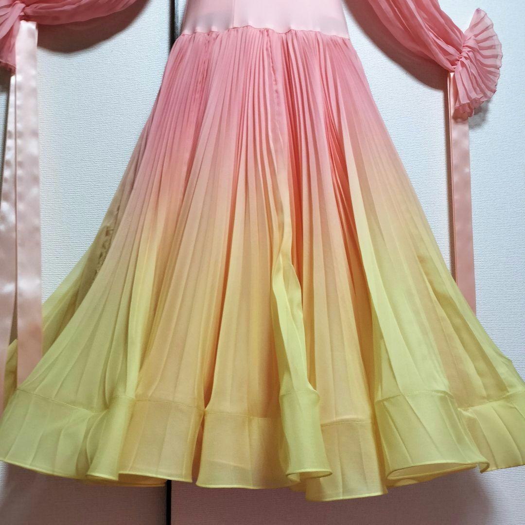 社交ダンス♡ジャンティ　モダン　スタンダード　ワンピースドレス