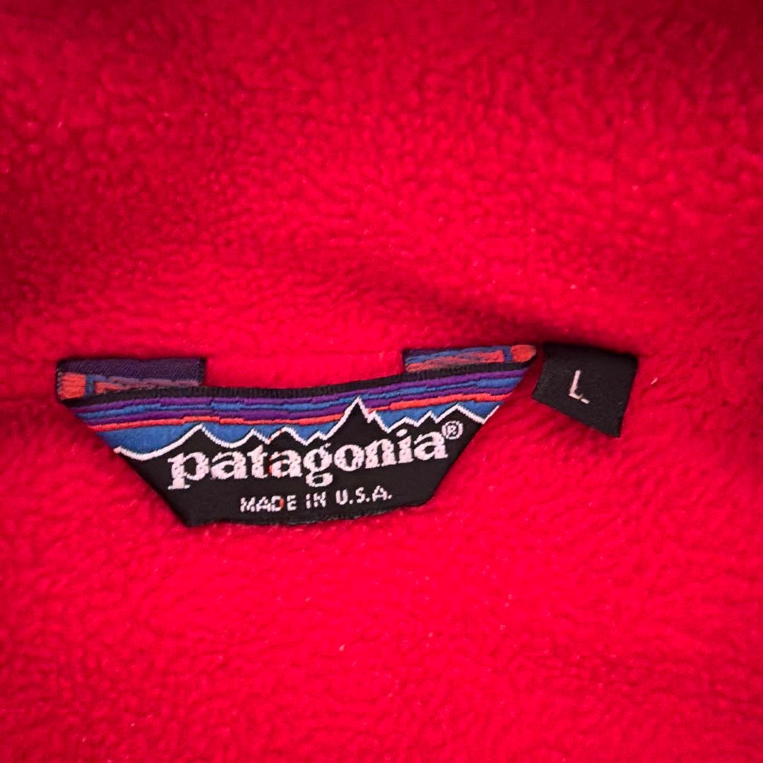 80's Patagonia シェルドシンチラ Lサイズ USA製 三角タグ