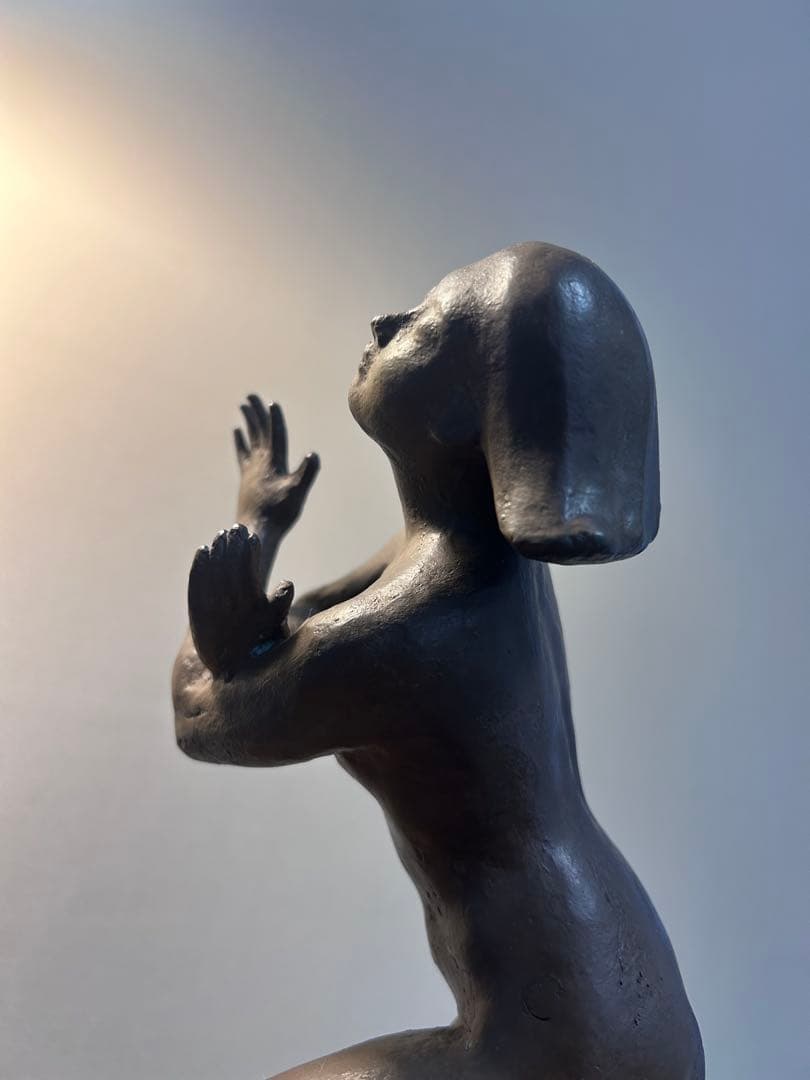 館野弘青 作「律動」 裸婦像 ブロンズ像