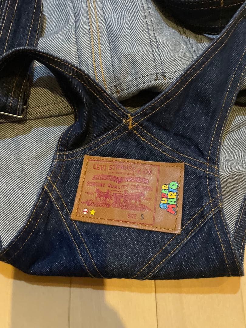 リーバイス★マリオ　コラボオーバーオール　Sサイズ