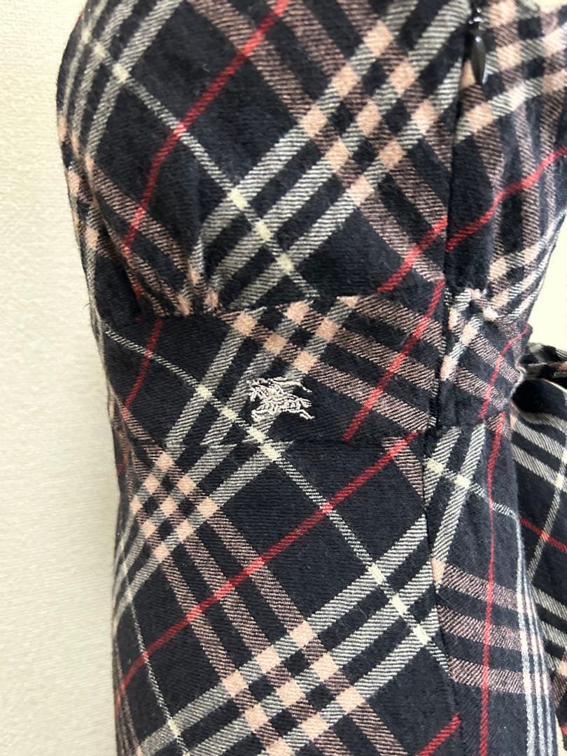 Burberry BlueLabelサイズ38ノバチェック柄ワンピース♭7056