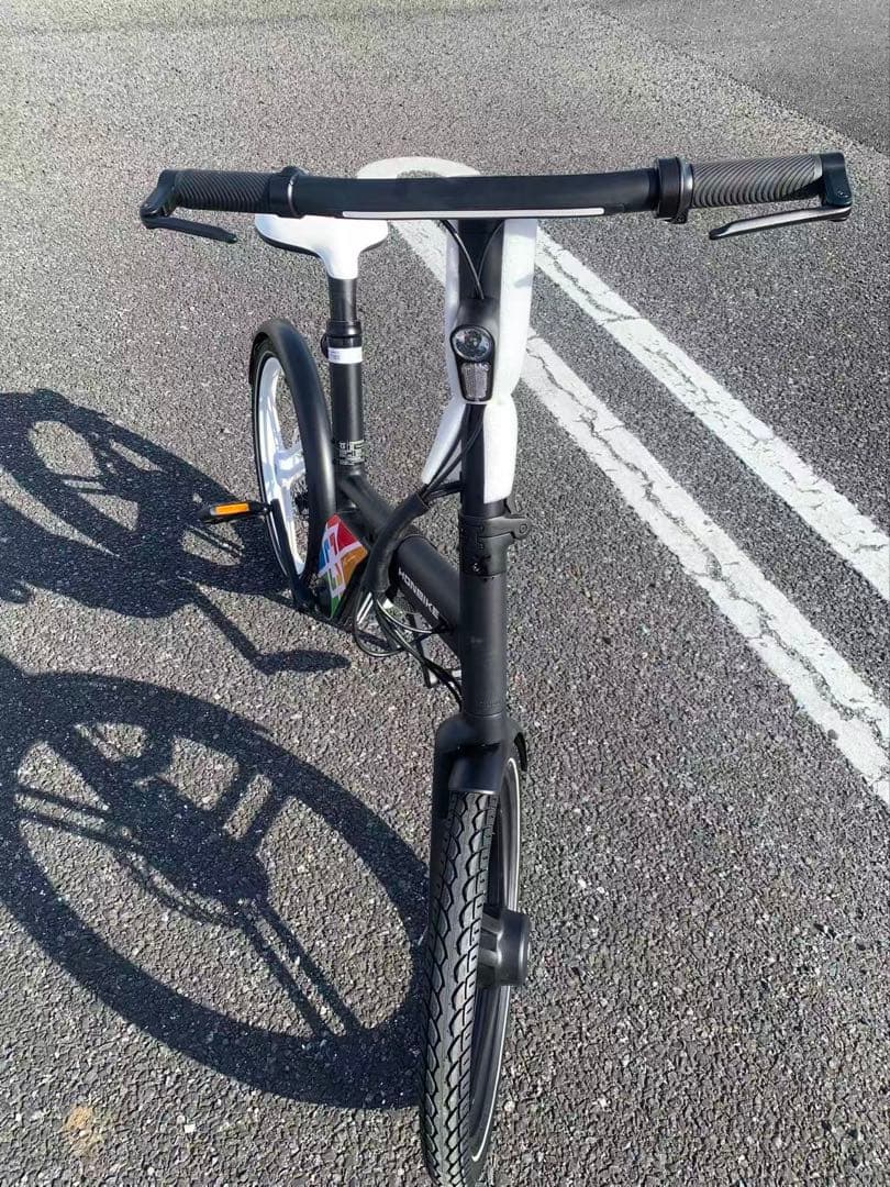 HONBIKE 電動アシスト自転車　折畳み式 黒白(オリジナル) 新品