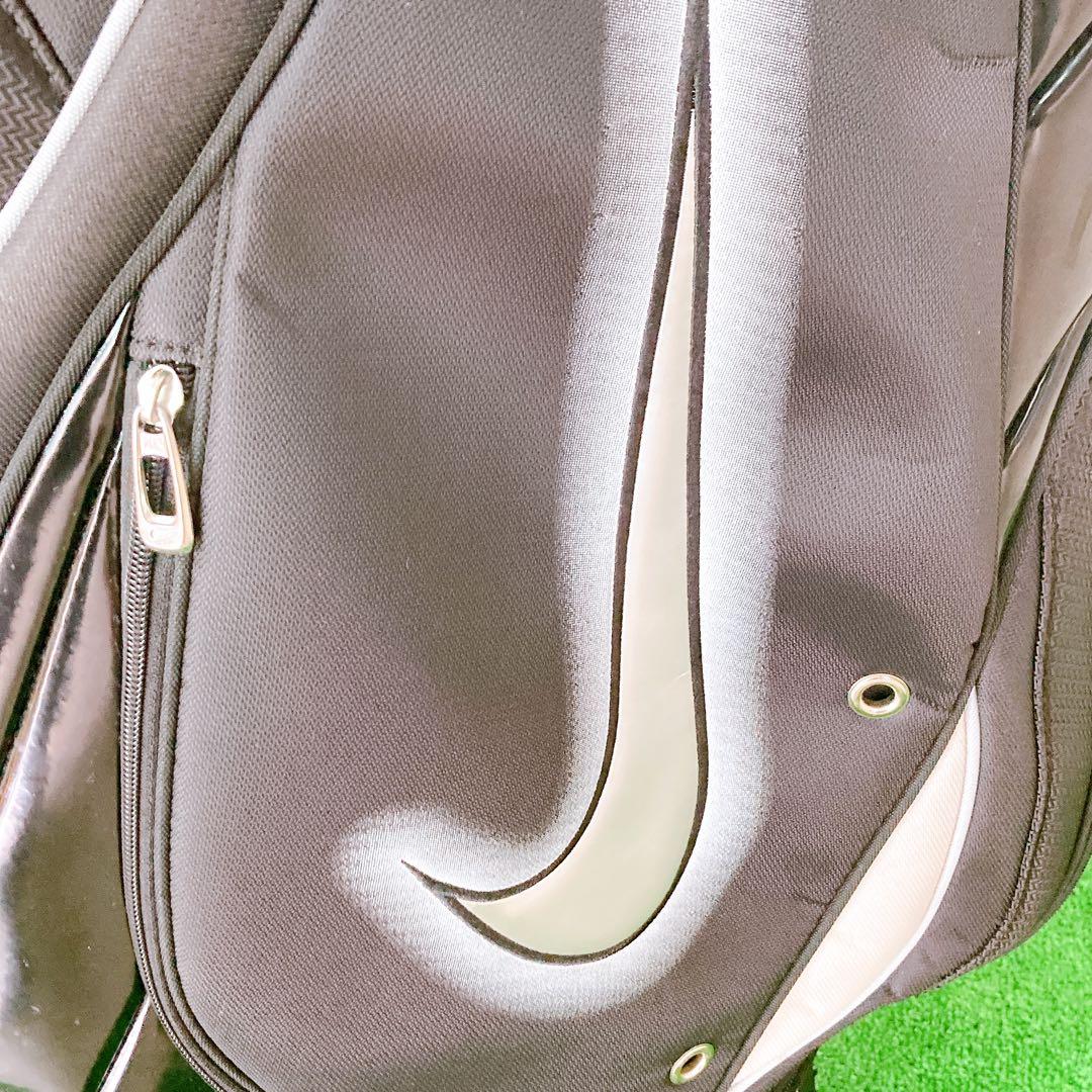 NIKE GOLF キャディバッグ 6口 フード付き 廃盤品 希少 レア BK