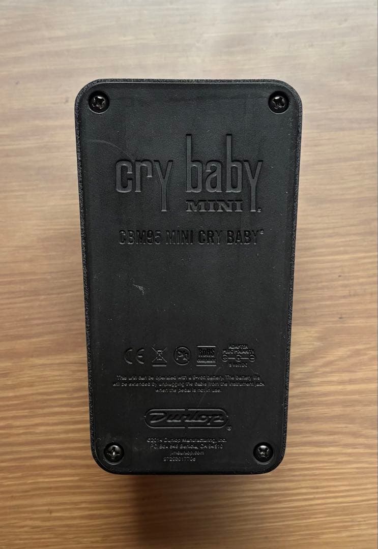 【美品】Dunlop Cry Baby Mini【小型ワウペダル】