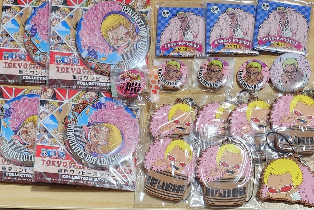 ドフラミンゴ 東京タワー コレクション缶バッジ 樽コレ マグネット