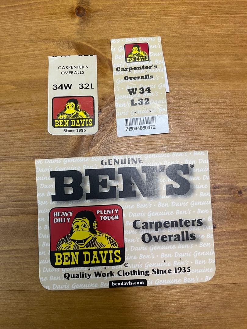 ベンデイビス　BEN DAVIS オーバーオール　USA 希少