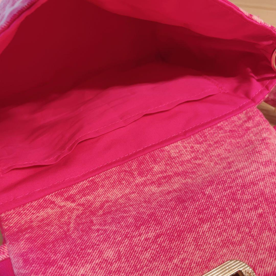 デニム リメイク ピンク セット