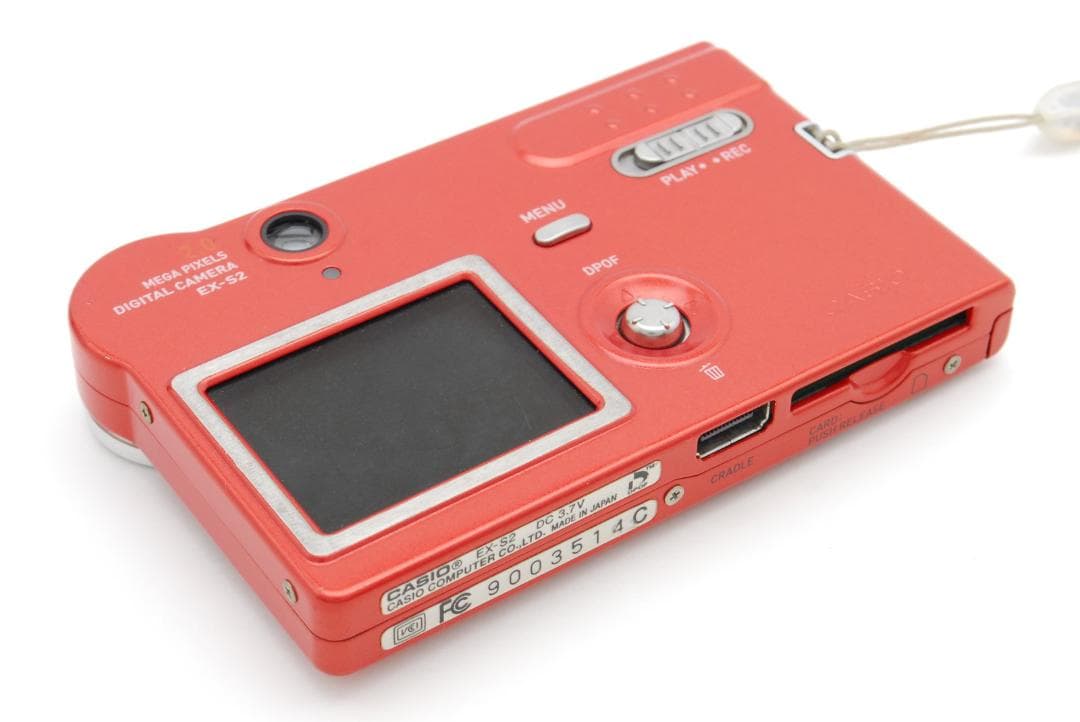 カシオ CASIO EXILIM EX-S2 レッド