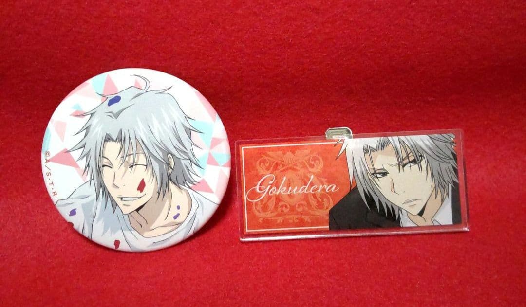 REBORN リボーン 獄寺隼人 アトレ 缶バッジ アクリルバッジ atre