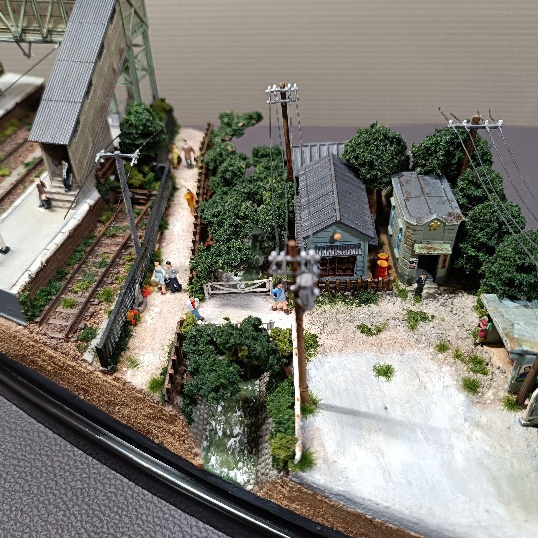 No.55鉄道Nゲージジオラマ車両、バス、車付き