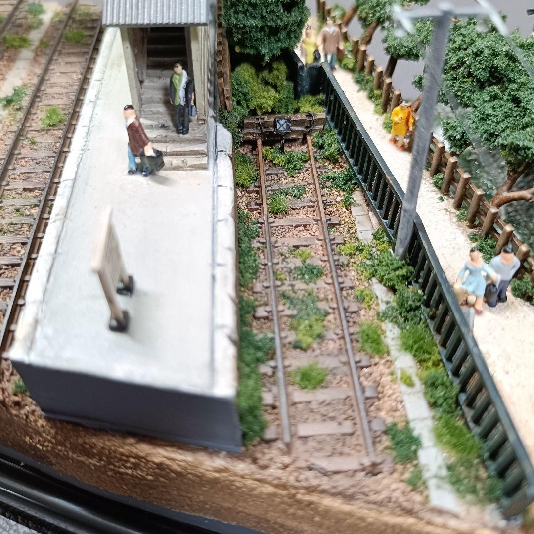 No.55鉄道Nゲージジオラマ車両、バス、車付き