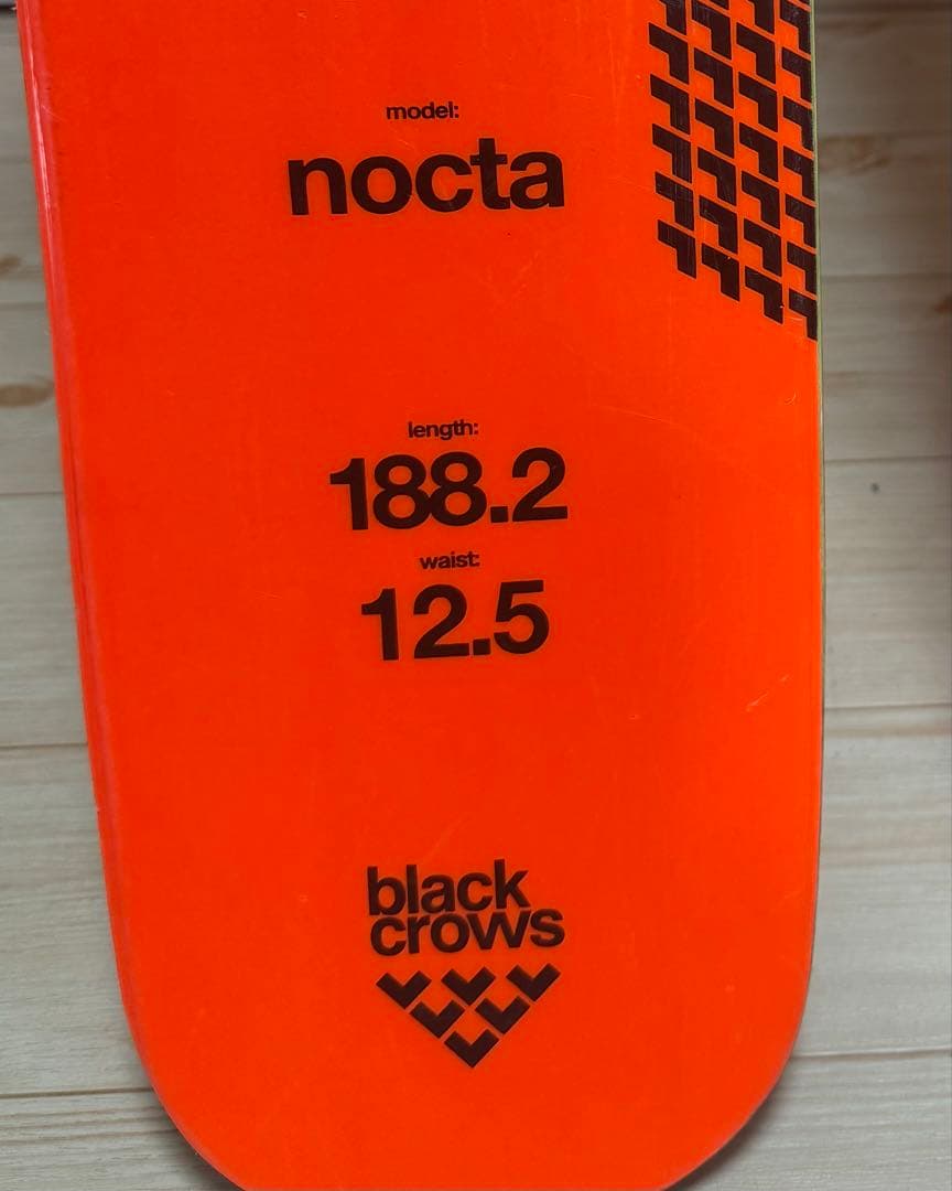 black crows nocta 188cm リーシュ&ソールカバー付