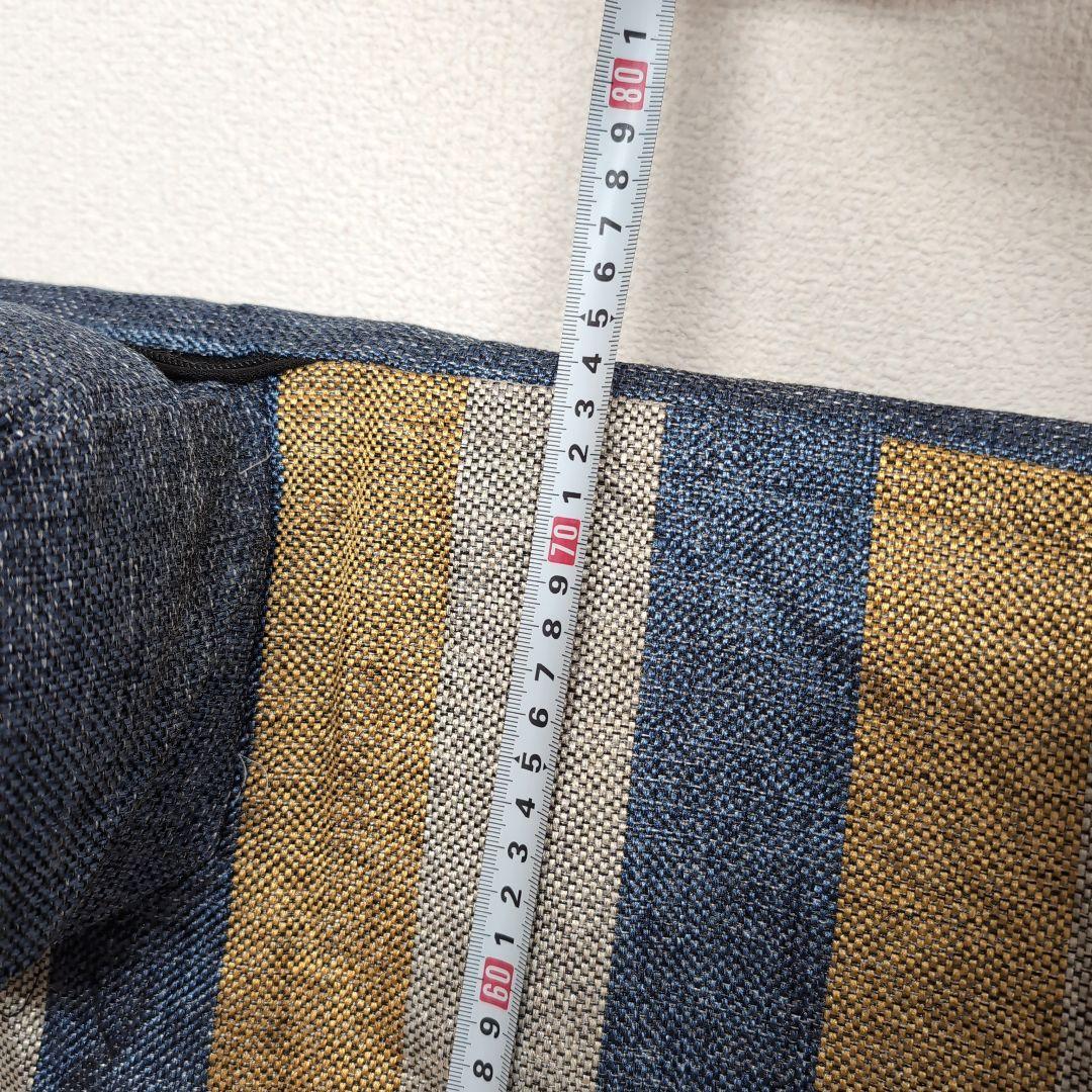 グリーンとグレーのベッドクッション 約94cm x 74cm×15cm