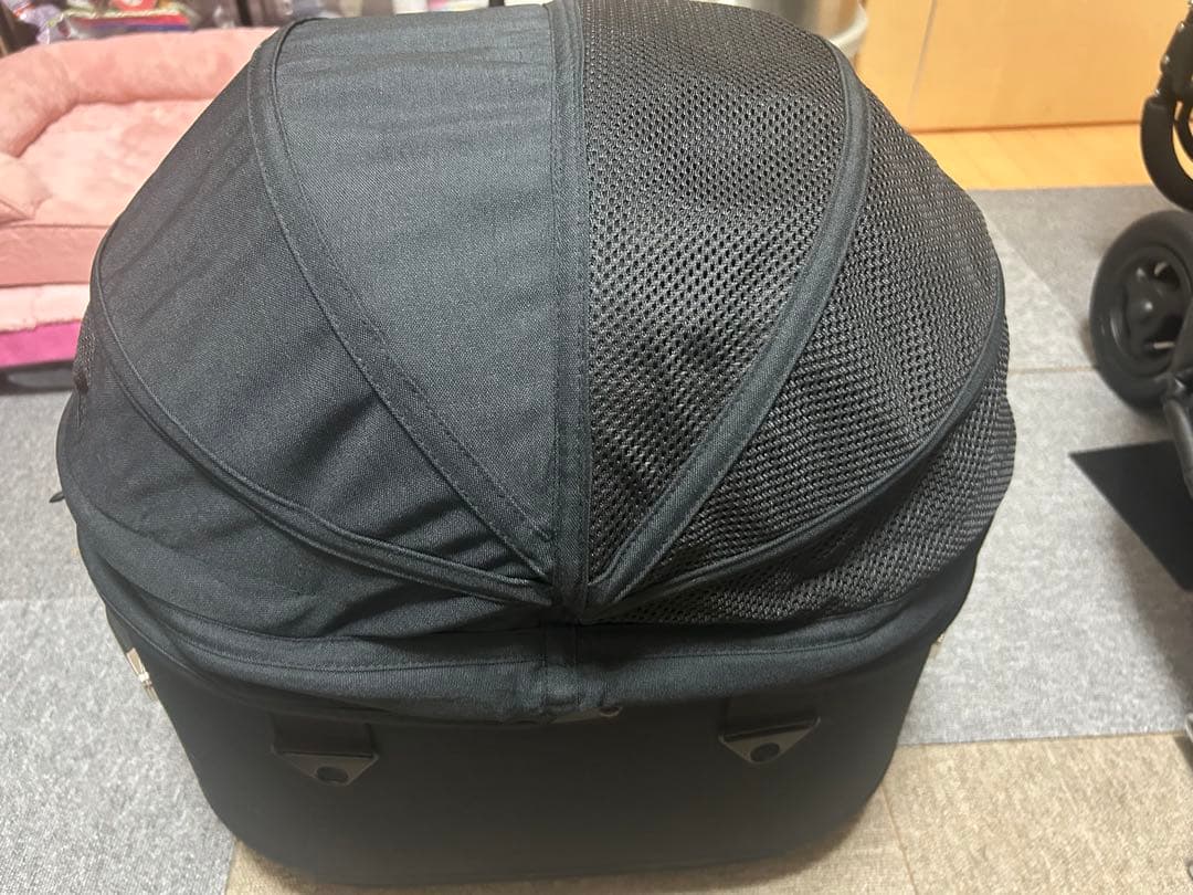 値下げ‼️エアバギーコットDOME3 REGULAR COT/アースブラック