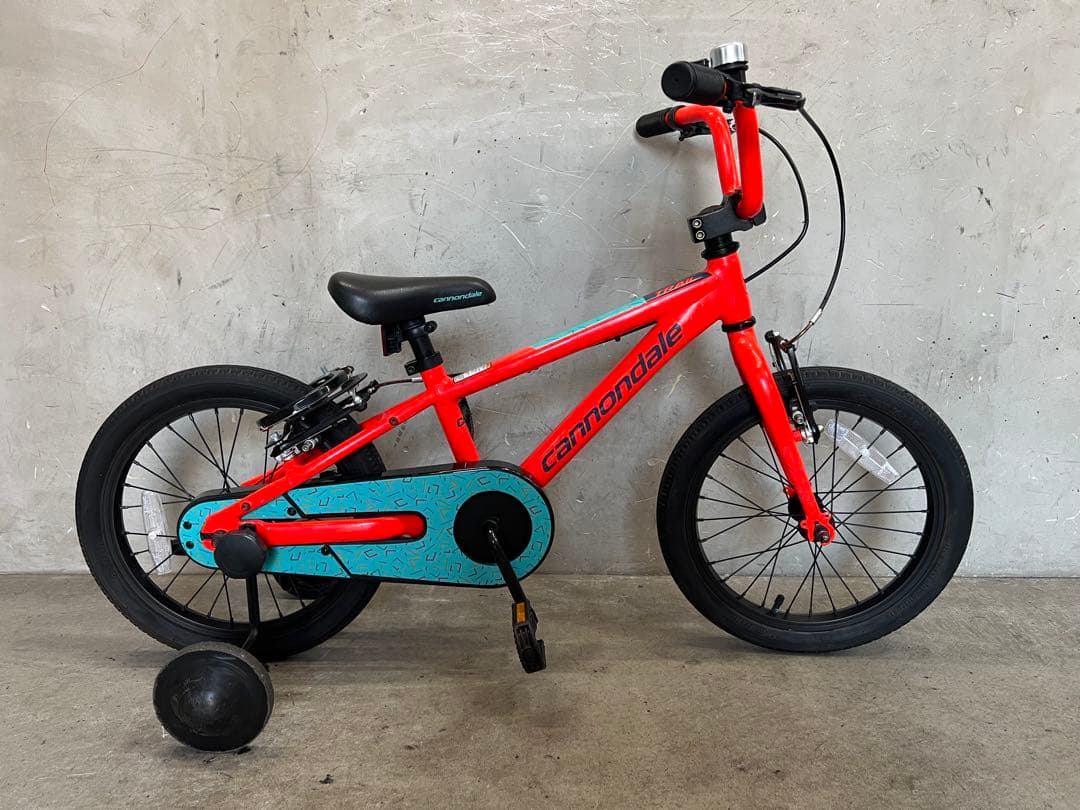 子供用自転車　キャノンデール　TRAIL アルミフレーム　補助輪付