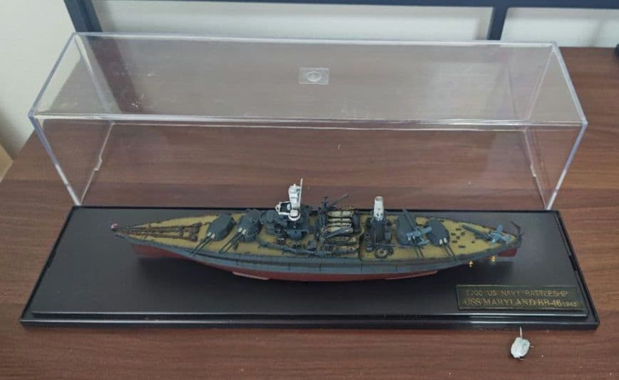 トランペッター 1/700 アメリカ海軍 戦艦 メリーランド 1941