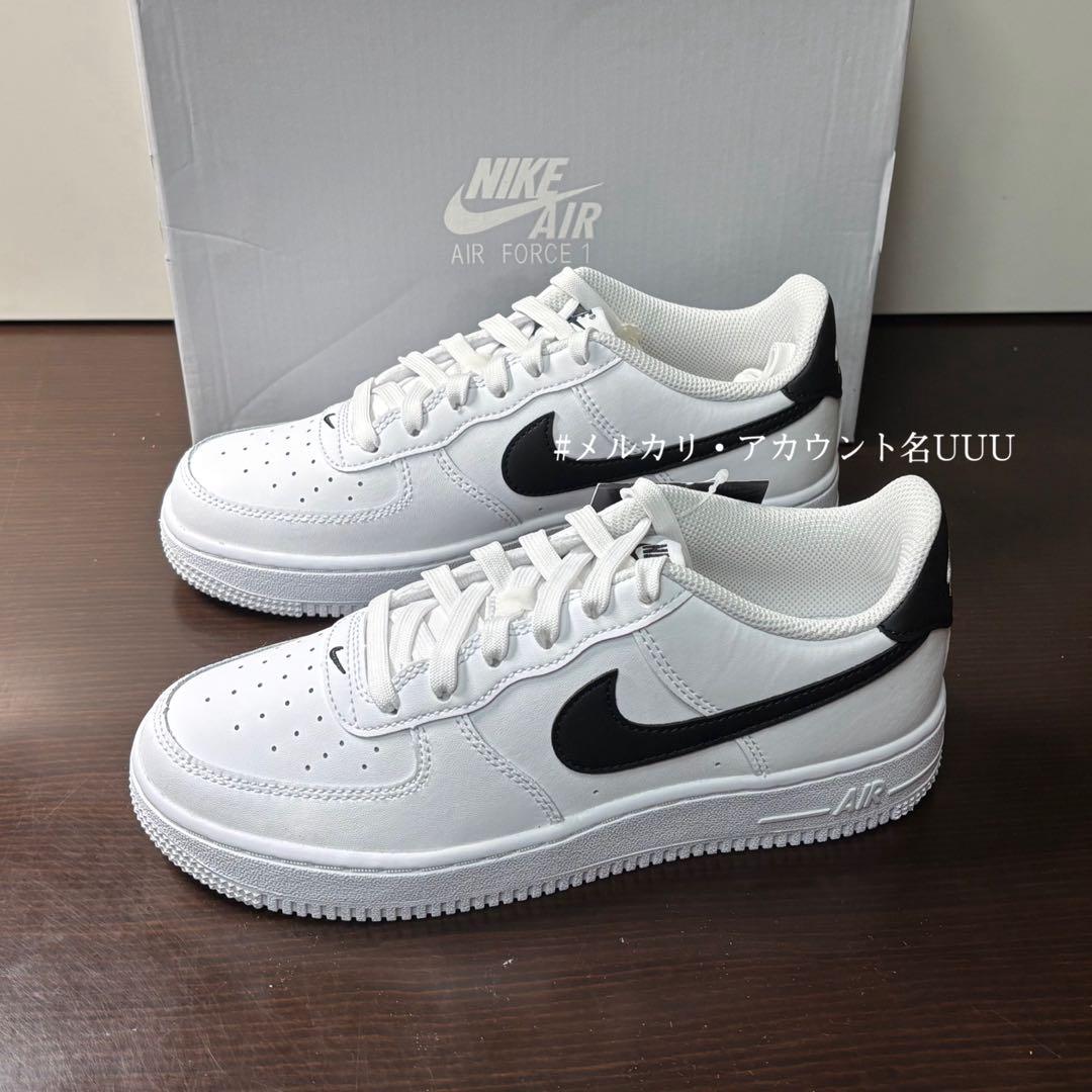【新品23.5cm】NIKE｜エアフォース１GS｜ホワイト/ブラック