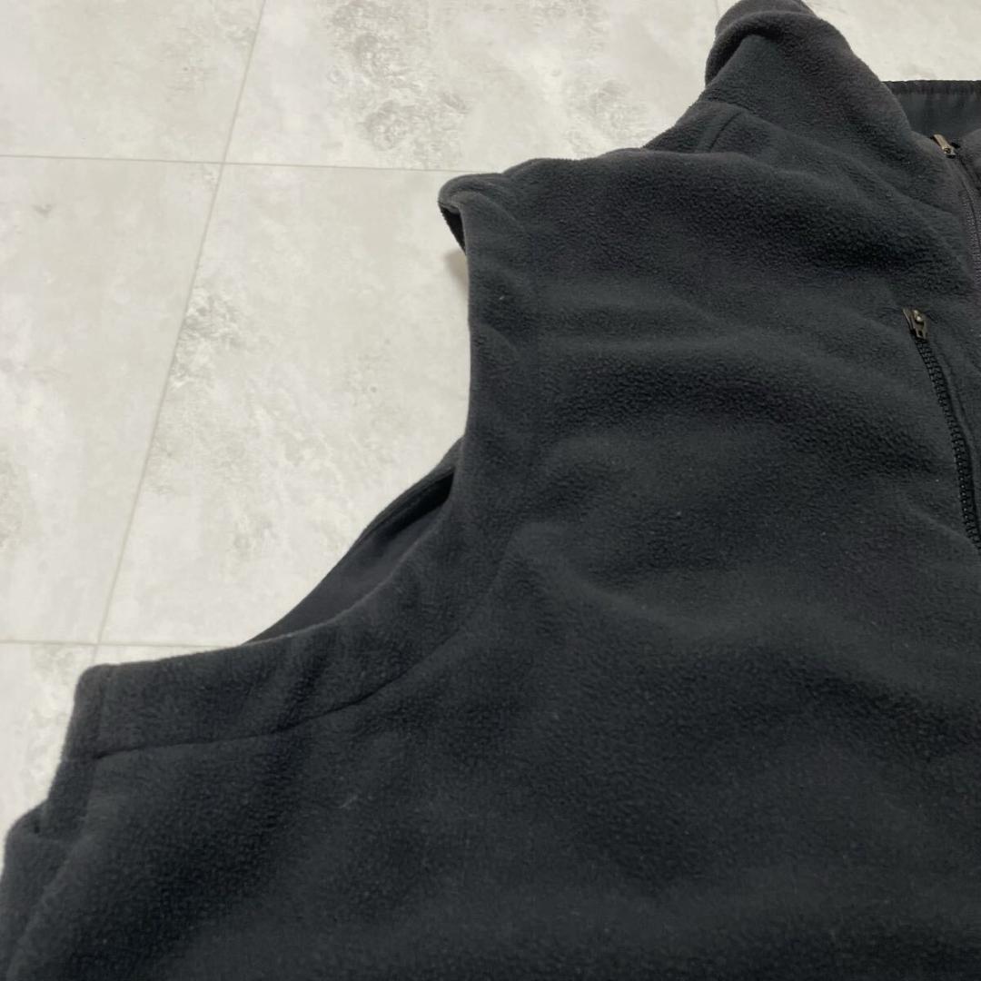 90s ナイキゴルフ リバーシブル ナイロンベスト フリースベスト 刺繍ロゴ