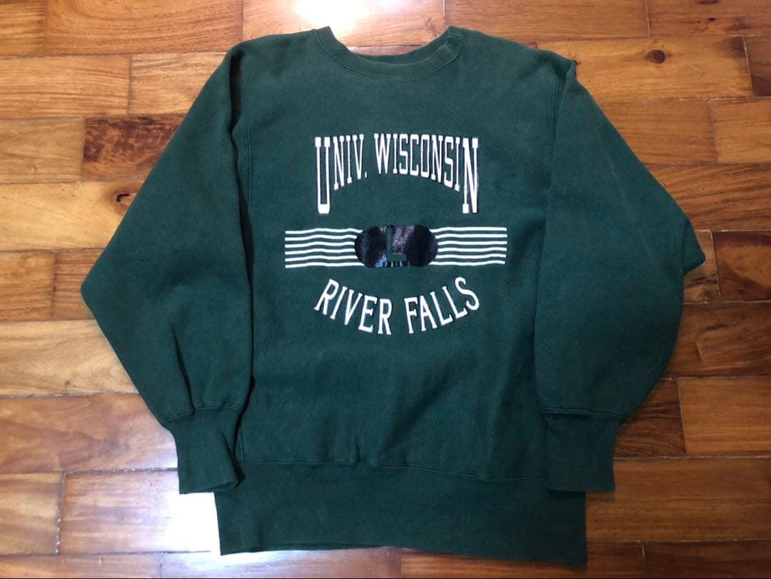 P*5様 90s championリバースウィーブスウェット緑/古着vintag