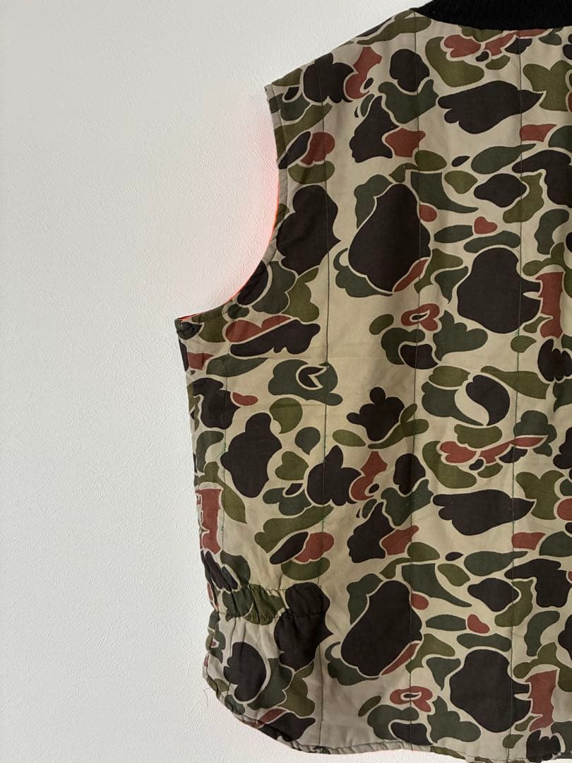 Walls ベスト　リバーシブルベスト　ダックハンターカモ　USA製　フルジップ