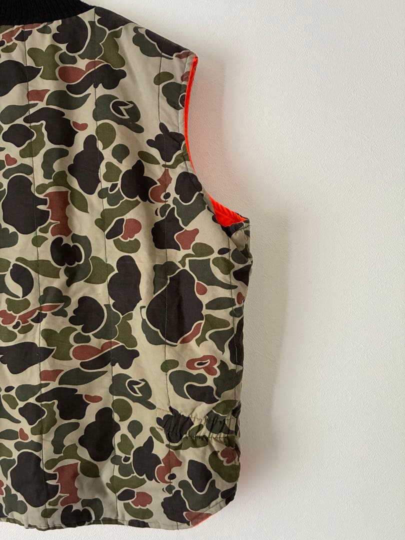 Walls ベスト　リバーシブルベスト　ダックハンターカモ　USA製　フルジップ