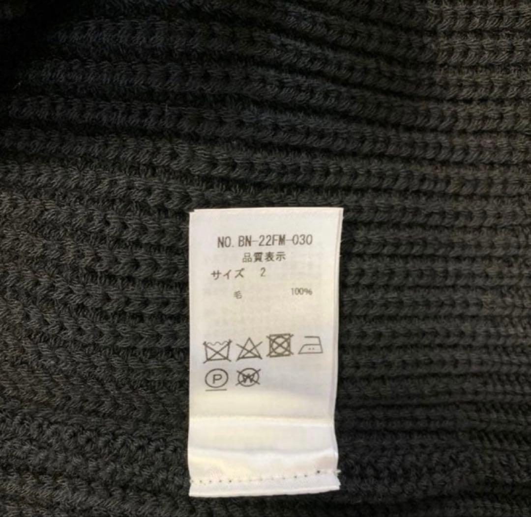 トップス BATONER SIGNATURE CREW NECK size2 Black