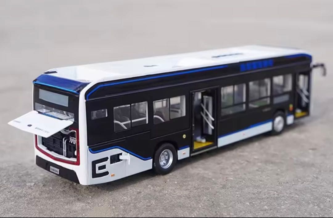 バスモデ1:42スケールバス純電気バスモデル