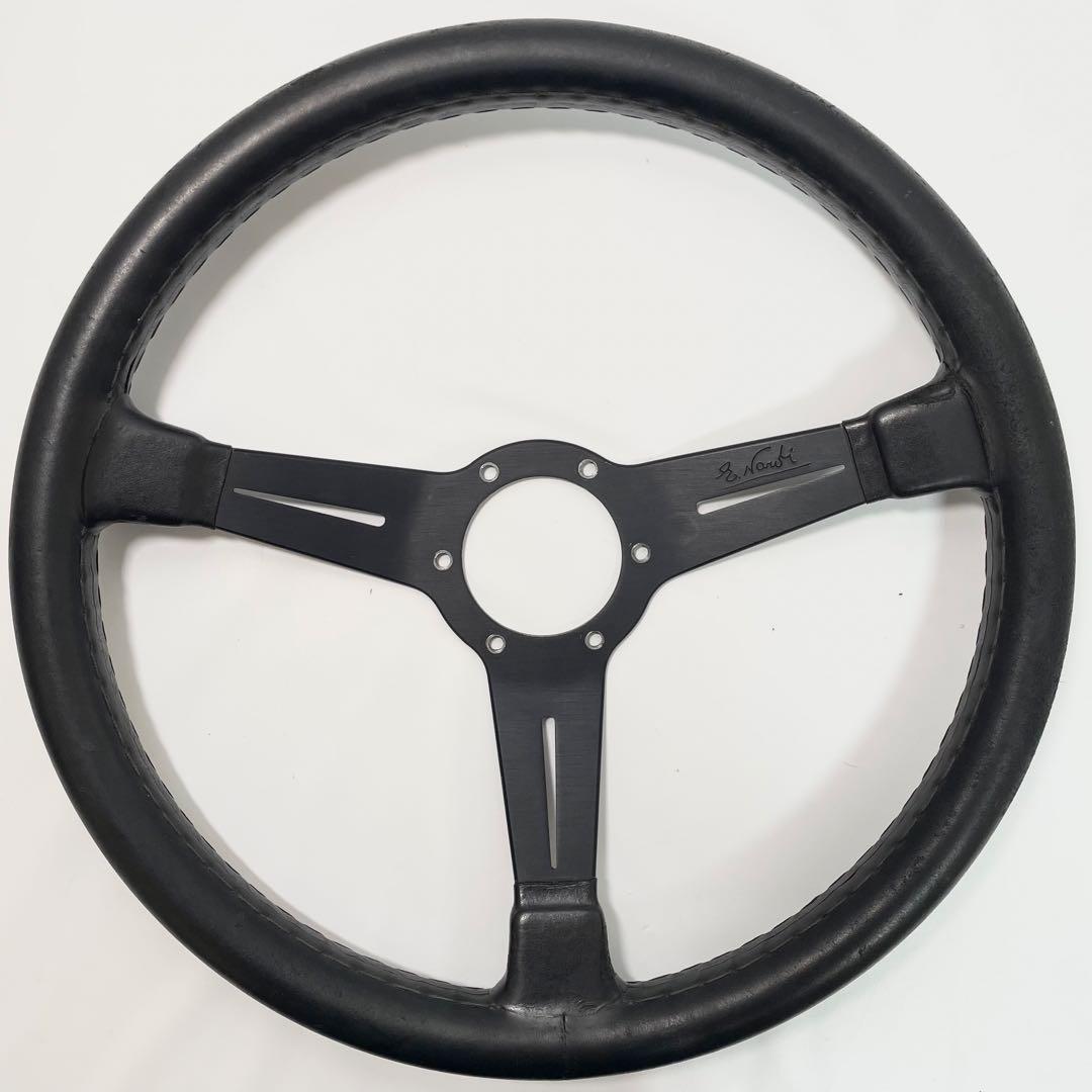 NARDI レザーステアリング　FET ブラック