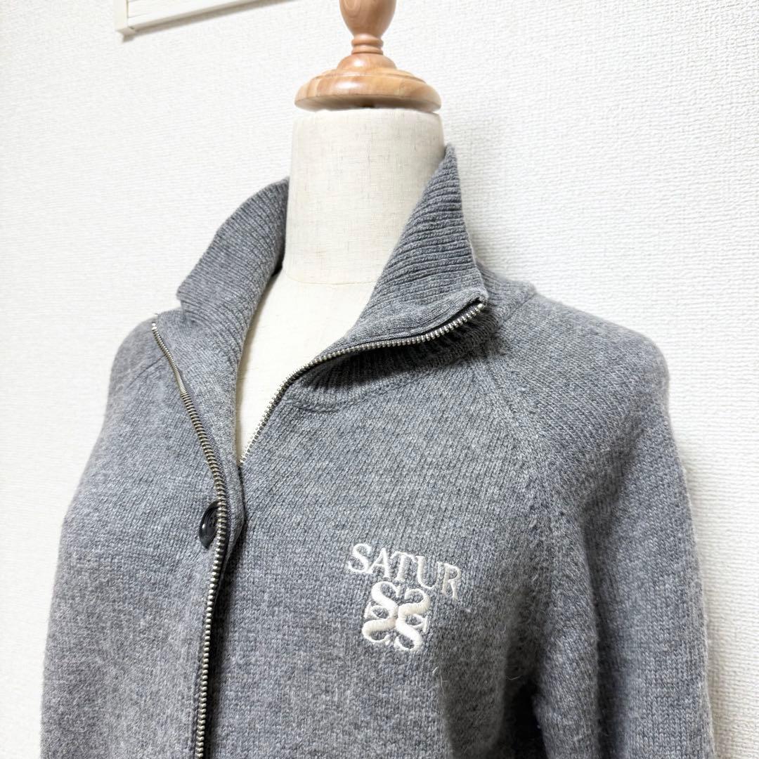 美品 SATUR レディース カシミヤ セーター 冬 暖かい 上着 旅行　M