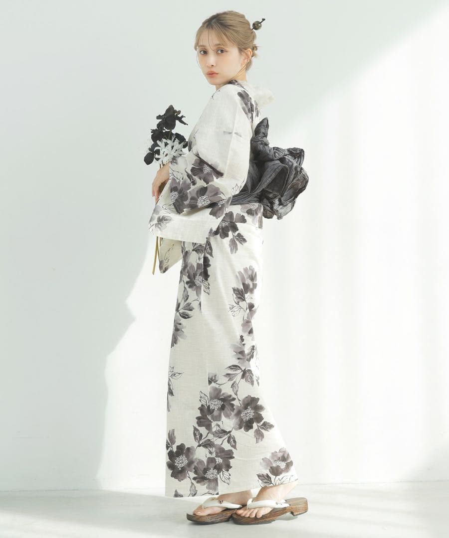 《即日発送可◎》Dita 浴衣 京の水墨画 5点セット